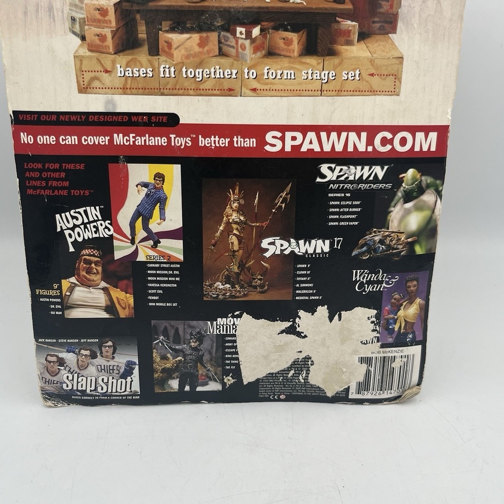 2000 McFARLANE TOYS Bob McKenzie Strange Brew Action Figure - Picture 6 of 6